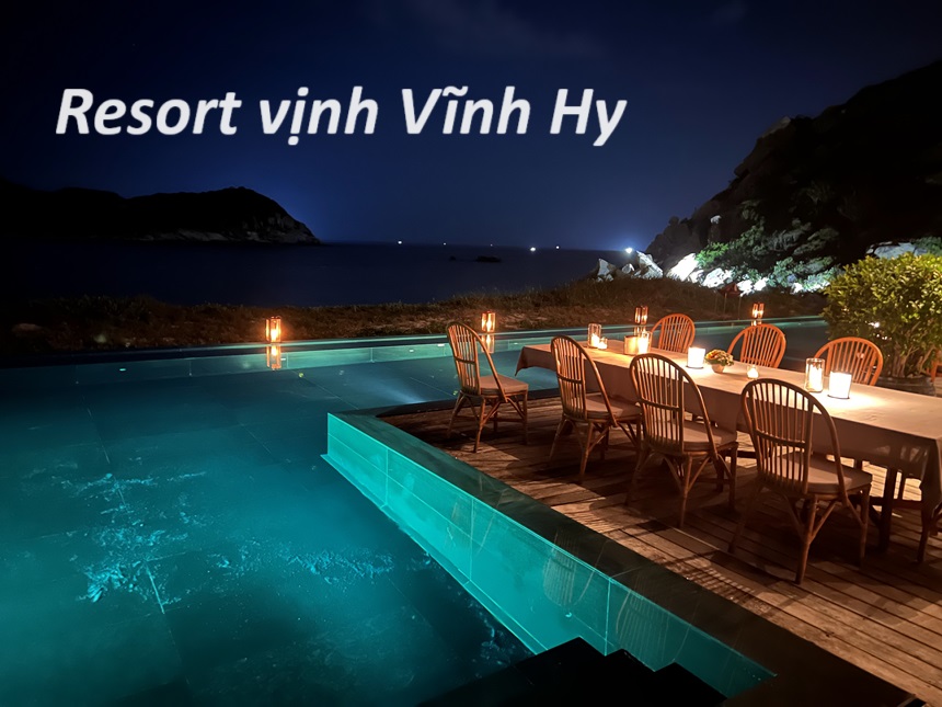 Các Resort vịnh Vĩnh Hy Ninh Thuận view đẹp, sạch sẽ.