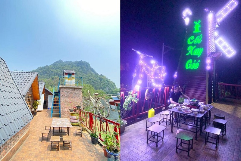 Không gian của homestay Cối Xay Gió Hà Giang.