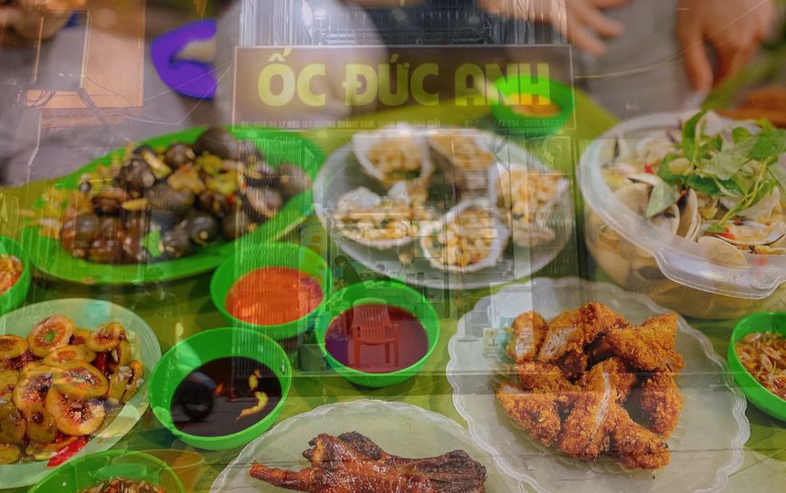 Review quán ốc Đức Anh quận Cầu Giấy, menu ốc Đức Anh món gì?