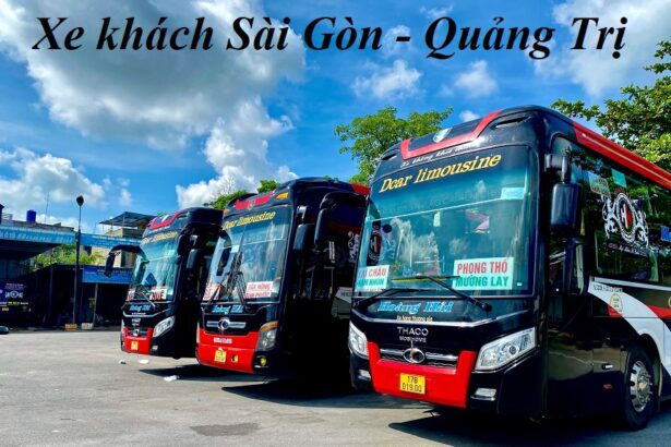 Nhà xe Sài Gòn Quảng Trị chất lượng, xe khách đường dài.